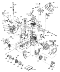 Part Location Diagram of 34707 Briggs and Stratton Pipe, Intake